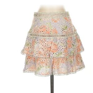 Alice & Olivia Kirsten Embroidered skirt sz 4